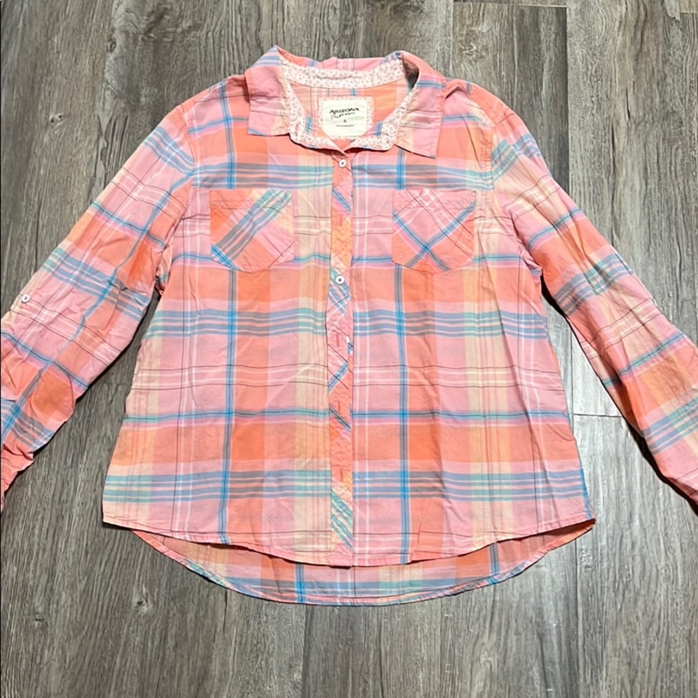 Women’s Plaid Button Down Size XL